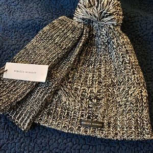 Rebecca minkoff hat and hand warmers
